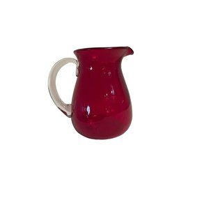 Vintage Small Red Pitcher